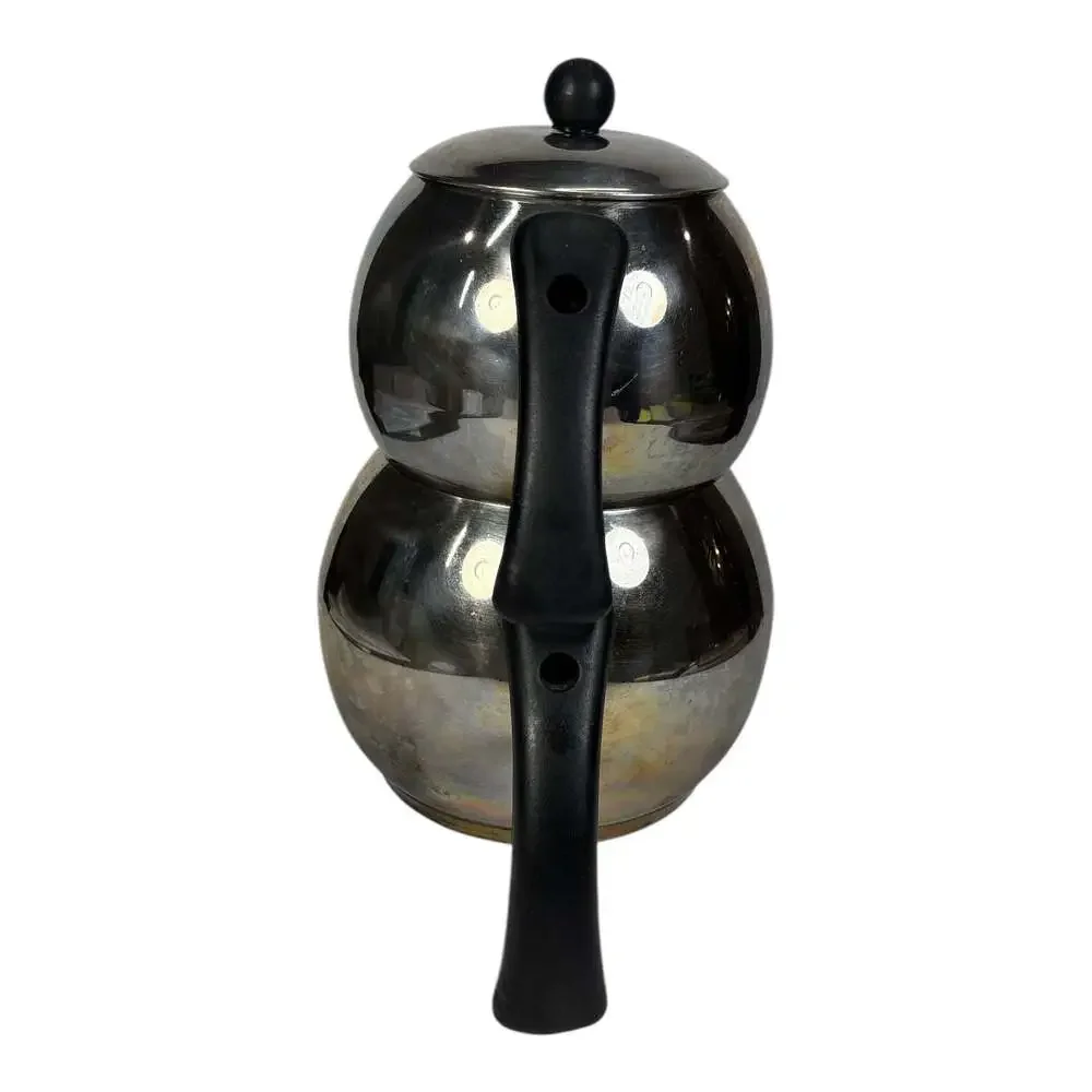 Zümrüt Turkish Double Teapot Set Stainless Steel 18/10 Extra Capsule Bottom